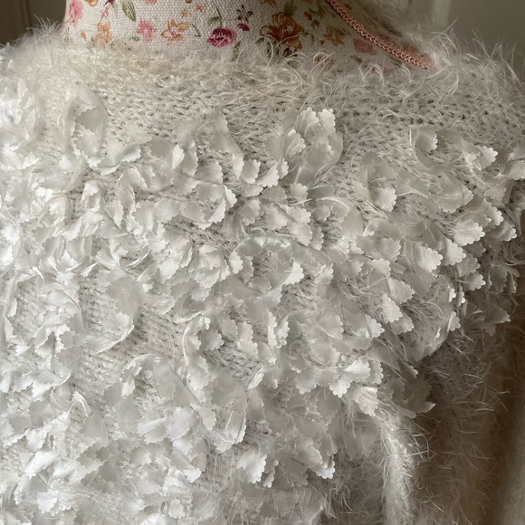 Ruby Rd Womens White Sweater Lightweight Size Petite XL Embellished Paste… - Picture 3 of 9